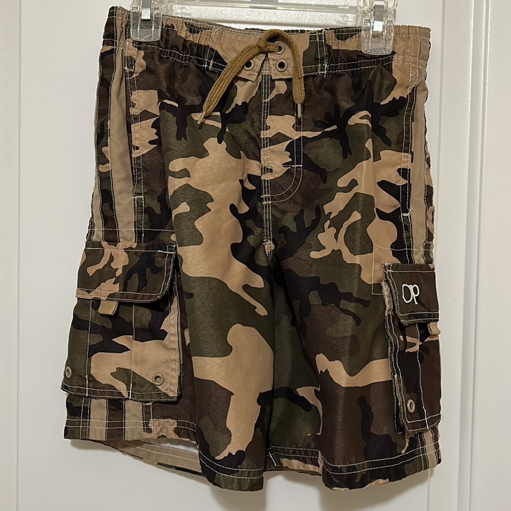 Boys OP Cargo Style Swim Trunks